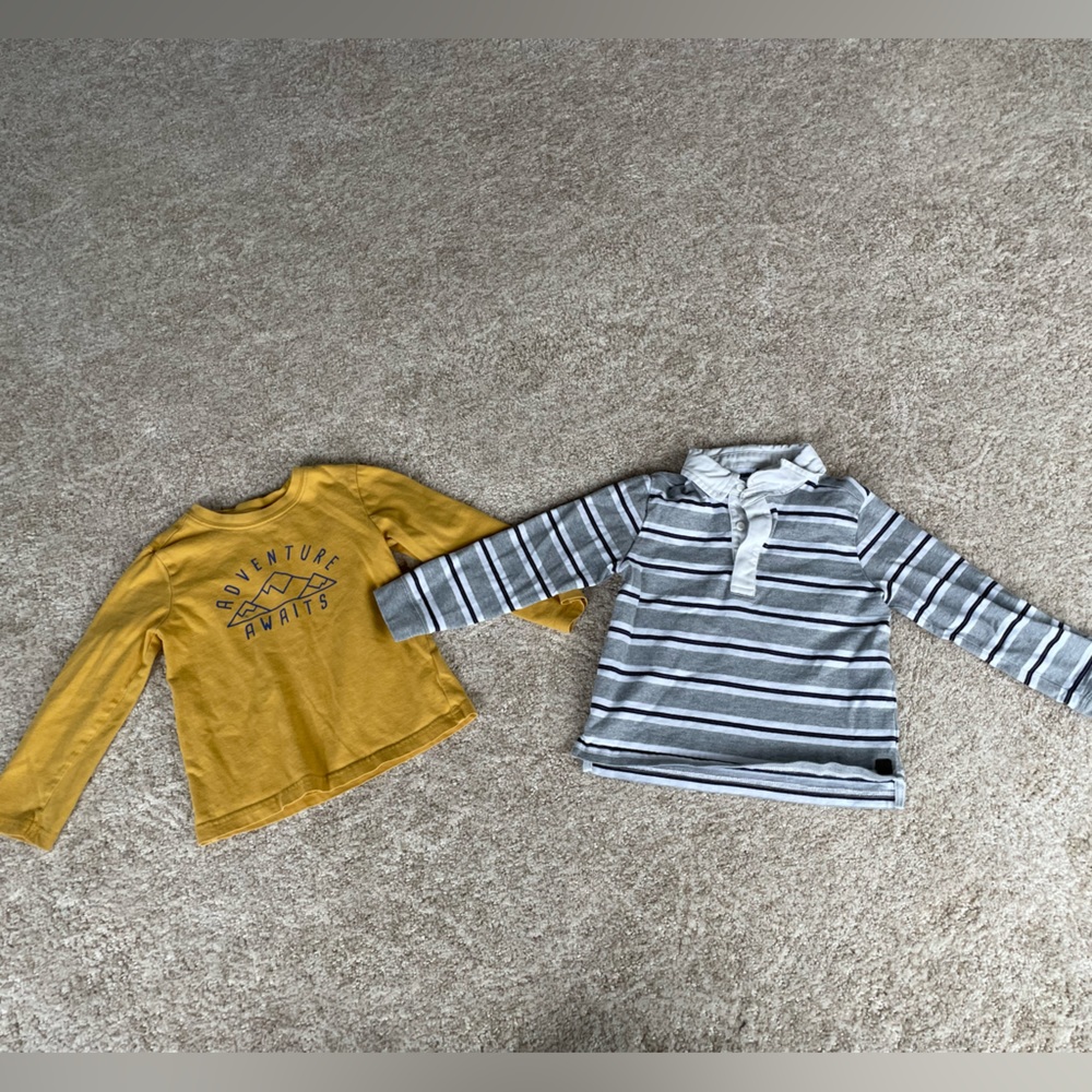 Janie and Jack long sleeved shirts (2) 3T
